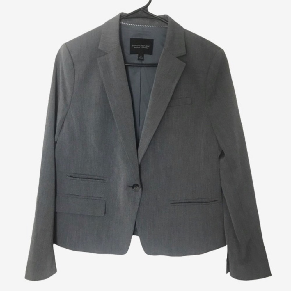 Banana Republic Machine Washable One Button Blazer